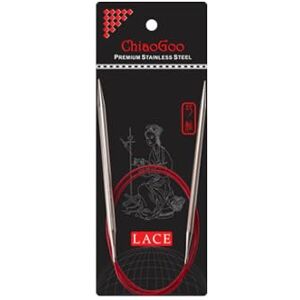 ChiaoGoo RED Lace Circular Needle 60cm 3.00mm 1pc ChiaoGoo RED Lace Circular Needle 60cm 3.00mm 1pc