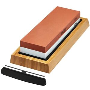 Draper 23949 Double Sided Whetstone Sharpening Stone with Non-Slip Base and Angle Guide, 1000/6000 Grit Draper 23949 Double Sided Whetstone Sharpening Stone with Non-Slip Base and Angle Guide, 1000/6000 Grit