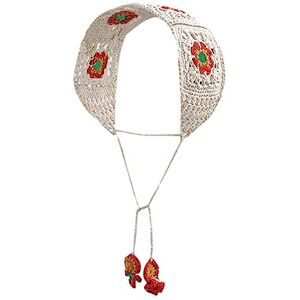 MUUYYI Ethnic Style Women Hollow out Hairband Outdoor Camping Photo Shoot Crochet Hairband Spring Headband for Travel MUUYYI Ethnic Style Women Hollow out Hairband Outdoor Camping Photo Shoot Crochet Hairband Spring Headband for Travel