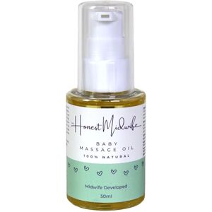 The Honest Midwife Baby Oil • 50ml • Massage Oil to Soothe, Moisturise & Heal • Suitable for Eczema + Cradle Cap • 100% Natural • Vegan • Cruelty-Free • Coconut Oil, Cocoa, Wheat Germ Oil + Vitamin E The Honest Midwife Baby Oil • 50ml • Massage Oil to Soothe, Moisturise & Heal • Suitable for Eczema + Cradle Cap • 100% Natural • Vegan • Cruelty-Free • Coconut Oil, Cocoa, Wheat Germ Oil + Vitamin E