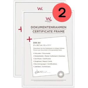 walther design Picture Frame White 21 x 29,7 cm (DIN A4) Twin Pack, New Lifestyle Plastic Frame KV130WD walther design Picture Frame White 21 x 29,7 cm (DIN A4) Twin Pack, New Lifestyle Plastic Frame KV130WD