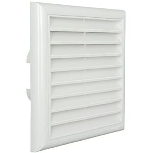 La Ventilazione The Ventilation gu1818b-y gu1818b 180 x 180 mm Grid by Fixed Superimpose ABS Flaps, White La Ventilazione The Ventilation gu1818b-y gu1818b 180 x 180 mm Grid by Fixed Superimpose ABS Flaps, White