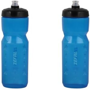 ZEFAL Pack Sense Soft 80 Bicycle and Mountain Bike Bottles Set of 2 Soft and Odourless Sports Bottles BPA-Free Water Bottle Silicone Teat Transparent Blue, 2 x 800 ml ZEFAL Pack Sense Soft 80 Bicycle and Mountain Bike Bottles Set of 2 Soft and Odourless Sports Bottles BPA-Free Water Bottle Silicone Teat Transparent Blue, 2 x 800 ml