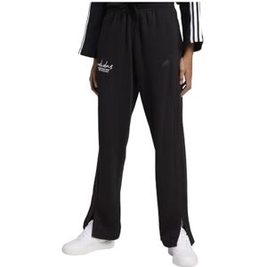adidas Women's Signature Graphic Embroidery French Terry Straight Leg Pant, Black, L adidas Women's Signature Graphic Embroidery French Terry Straight Leg Pant, Black, L