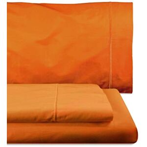 LASAHOME Lasa Royal Bed sheet set with flat sheet, 180 x 285 cm, fitted sheet, 108 x 200 cm, pillow case, 45 x 130 cm, orange color LASAHOME Lasa Royal Bed sheet set with flat sheet, 180 x 285 cm, fitted sheet, 108 x 200 cm, pillow case, 45 x 130 cm, orange color