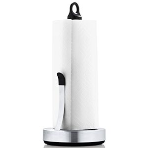 blomus "Loop" Paper Towel Holder, Silver/Black blomus "Loop" Paper Towel Holder, Silver/Black
