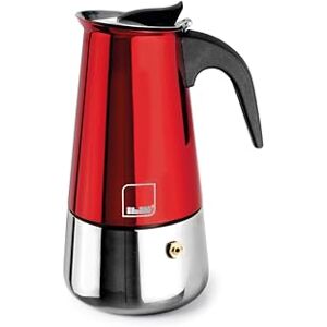 IBILI Moca Rosso espresso machine, 6 cups, 280 ml, Stainless steel, Suitable for induction IBILI Moca Rosso espresso machine, 6 cups, 280 ml, Stainless steel, Suitable for induction