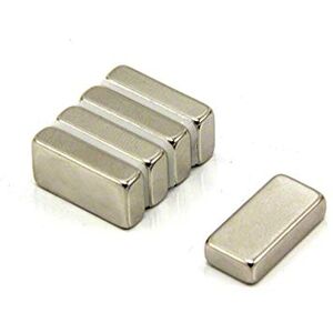 FIRST4MAGNETS F201-5, Magnet, 20 x 10 x 5 mm, neodymium N42, holding up to 5.4 kg. 4 pcs. FIRST4MAGNETS F201-5, Magnet, 20 x 10 x 5 mm, neodymium N42, holding up to 5.4 kg. 4 pcs.