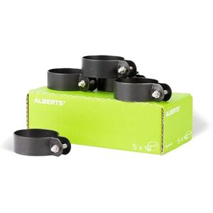 Alberts GAH- 655204 Brace Clamp Plastic-Coated Green 60 mm Charcoal Alberts GAH- 655204 Brace Clamp Plastic-Coated Green 60 mm Charcoal