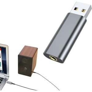 Toseky External Sound Card - 3.5mm Aux to USB Plug and Play Driver Sound Card, Portable USB Audio Interface for League of Legend, Headset, Headphone Toseky External Sound Card - 3.5mm Aux to USB Plug and Play Driver Sound Card, Portable USB Audio Interface for League of Legend, Headset, Headphone