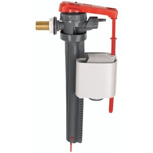 Wirquin 10723581 Chasse D'eau wc Robinet flotteur à Alimentation latérale Jollyfill, gris 16300002 Side tap 3/8 Brass, Grey, Norme Wirquin 10723581 Chasse D'eau wc Robinet flotteur à Alimentation latérale Jollyfill, gris 16300002 Side tap 3/8 Brass, Grey, Norme