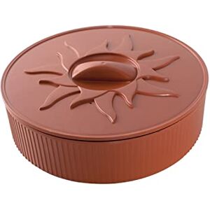 Nordic Ware Tortilla Warmer, BPA-Free 10-Inch, Premium Kitchen Accessories for Warming Tortillas, Pancakes & Crepes, Made in the USA, Brown, 25.40 cm Nordic Ware Tortilla Warmer, BPA-Free 10-Inch, Premium Kitchen Accessories for Warming Tortillas, Pancakes & Crepes, Made in the USA, Brown, 25.40 cm