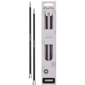 KNITPRO Karbonz Single Pointed Needles 14" (35cm) 6.00 mm KNITPRO Karbonz Single Pointed Needles 14" (35cm) 6.00 mm