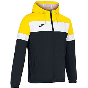 Joma Men's Crew Iv Raincoat, Black-Yellow, 5XS Joma Men's Crew Iv Raincoat, Black-Yellow, 5XS