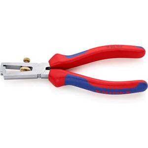 KNIPEX Insulation Stripper with opening spring, universal chrome-plated, with multi-component grips 160 mm 11 05 160 KNIPEX Insulation Stripper with opening spring, universal chrome-plated, with multi-component grips 160 mm 11 05 160