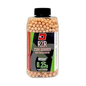 Nuprol RZR Tracer Red Airsoft BBs 0.25g (2200R) Nuprol RZR Tracer Red Airsoft BBs 0.25g (2200R)