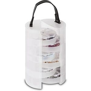 Rayher Sorting Box Round with Carry Handle Rayher Sorting Box Round with Carry Handle