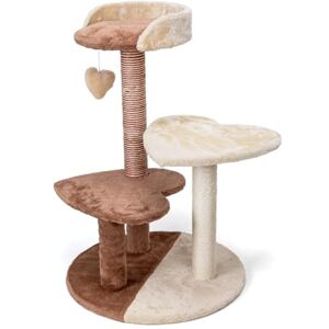 Patapalooza 3 Tier Cat Tree Heart Shaped Sturdy Structure Ideal for Playing, Resting and Scratching Patapalooza 3 Tier Cat Tree Heart Shaped Sturdy Structure Ideal for Playing, Resting and Scratching