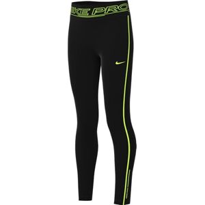 Nike FZ5613-010 Pro Pants Women's Black/Volt/Volt Size M Nike FZ5613-010 Pro Pants Women's Black/Volt/Volt Size M