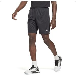 Reebok Men's Training Knit Shorts Night Black L Reebok Men's Training Knit Shorts Night Black L
