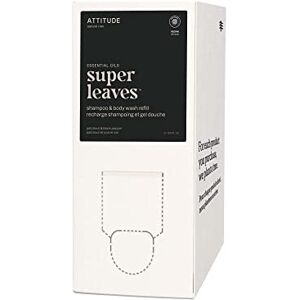 ATTITUDE 2-in-1 Body Wash and Hair Shampoo with Essential Oils, EWG Verified, Dermatologically Tested, with Naturally Derived Ingredients, Vegan, Bulk Refill, Patchouli and Black Pepper, 2 Liters ATTITUDE 2-in-1 Body Wash and Hair Shampoo with Essential Oils, EWG Verified, Dermatologically Tested, with Naturally Derived Ingredients, Vegan, Bulk Refill, Patchouli and Black Pepper, 2 Liters