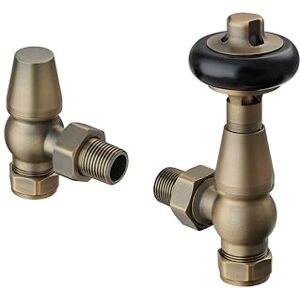 Terma Radiator Valves, Old English Brass Terma Radiator Valves, Old English Brass