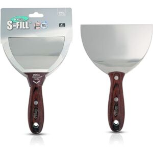 Axus Decor S-Fill (Grey Series) Stainless Steel Flexible Filling Knife, Filler Knife Putty Knife for Professional & DIY Projects Anti Rust Blade and Ergonomic Aleetwood Handle 6 Inch/ 150mm Axus Decor S-Fill (Grey Series) Stainless Steel Flexible Filling Knife, Filler Knife Putty Knife for Professional & DIY Projects Anti Rust Blade and Ergonomic Aleetwood Handle 6 Inch/ 150mm