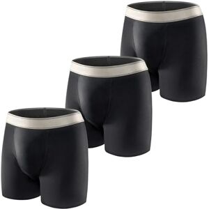 CARER Healthcare Incontinence Pregnancy Carer 3 Pcs Cotton Incontinence Pants for Men with Absorbent Pad 150 ML Washable Men's Incontinence Boxer Briefs Leakproof Reusable Design for Moderate Incontinence Black Size L CARER Healthcare Incontinence Pregnancy Carer 3 Pcs Cotton Incontinence Pants for Men with Absorbent Pad 150 ML Washable Men's Incontinence Boxer Briefs Leakproof Reusable Design for Moderate Incontinence Black Size L