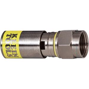 KLEIN TOOLS Universal F Compression Connectors RG6/6Q 50-Pack VDV812-612 KLEIN TOOLS Universal F Compression Connectors RG6/6Q 50-Pack VDV812-612