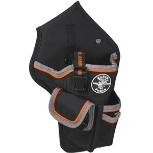 KLEIN TOOLS 5183 Tool Bag, Tradesman Pro Drill Pouch Made of 1680d Ballistic Weave, Drill Holster with Pockets for Tools and Drill Bits KLEIN TOOLS 5183 Tool Bag, Tradesman Pro Drill Pouch Made of 1680d Ballistic Weave, Drill Holster with Pockets for Tools and Drill Bits