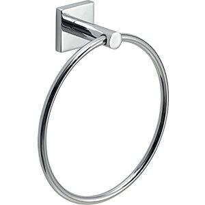 Gedy Manila Towel Ring Chrome 304 Stainless Steel Cromall and Satin Glass Design R & S 19.7 x 18.2 x 6.9 cm Gedy Manila Towel Ring Chrome 304 Stainless Steel Cromall and Satin Glass Design R & S 19.7 x 18.2 x 6.9 cm