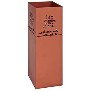 HAKU Möbel HAKU Mobel Umbrella Stand Copper, Metal Size: W 16 cm X H 48 cm X D 16 cm, Style: Modern HAKU Möbel HAKU Mobel Umbrella Stand Copper, Metal Size: W 16 cm X H 48 cm X D 16 cm, Style: Modern