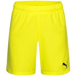 Puma Unisex Teamgoal Jr Knitted Shorts, Fluro Yellow PES- Black, 152 EU Puma Unisex Teamgoal Jr Knitted Shorts, Fluro Yellow PES- Black, 152 EU