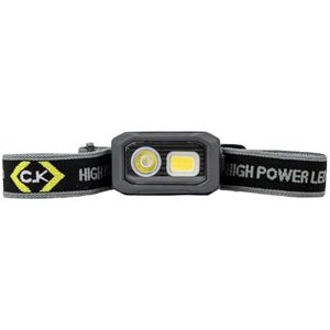 C.K Tools Magnetic Dual Lens Head Torch, 500 Lumen Wide and Narrow Beam with Sensor Mode, USB-C Rechargeable Power Pack or AAA Backup, Removable Magnetic Lamp, IPX4 Durable Design, CK T9615USB C.K Tools Magnetic Dual Lens Head Torch, 500 Lumen Wide and Narrow Beam with Sensor Mode, USB-C Rechargeable Power Pack or AAA Backup, Removable Magnetic Lamp, IPX4 Durable Design, CK T9615USB
