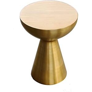 ASPECT Luna Hand-Crafted Aluminum Side Table (Light Brass) ASPECT Luna Hand-Crafted Aluminum Side Table (Light Brass)