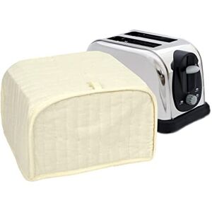 Ritz Polyester/Cotton Quilted Two Slice Toaster Appliance Cover, Dust and Fingerprint Protection, Machine Washable, Natural Ritz Polyester/Cotton Quilted Two Slice Toaster Appliance Cover, Dust and Fingerprint Protection, Machine Washable, Natural