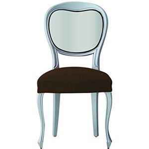 Eysa Polyester Acrylic Elastomer Teide Elastic Dining Chair Covers, Pack of 6, Brown Eysa Polyester Acrylic Elastomer Teide Elastic Dining Chair Covers, Pack of 6, Brown