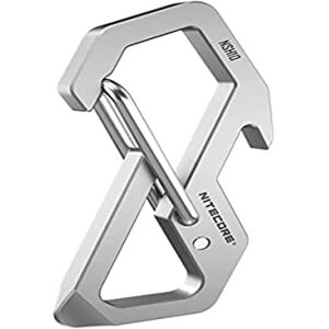 Nitecore Titanium Carabiner NSH10, Clip Hooks Can also be used as a bottle opener and slotted screwdriver Nitecore Titanium Carabiner NSH10, Clip Hooks Can also be used as a bottle opener and slotted screwdriver