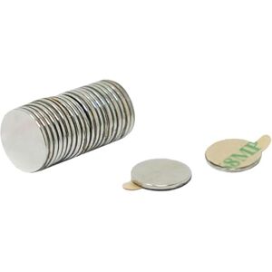 FIRST4MAGNETS Adhesive N35 Neodymium Magnet for Arts, Crafts, Model Making, DIY, Hobbies, Office, and Home 9.5mm x 0.75mm thick 0.35kg Pull North Pack of 200 FIRST4MAGNETS Adhesive N35 Neodymium Magnet for Arts, Crafts, Model Making, DIY, Hobbies, Office, and Home 9.5mm x 0.75mm thick 0.35kg Pull North Pack of 200