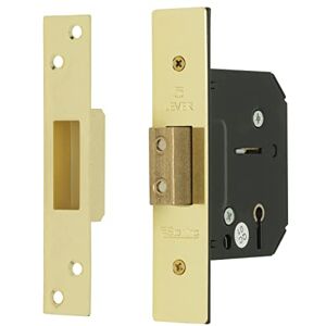 Sterling MLD525 2.5-inch/67mm 5-Lever Deadlock Brass Sterling MLD525 2.5-inch/67mm 5-Lever Deadlock Brass