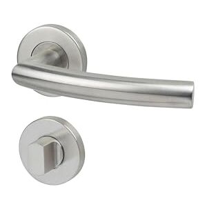 Yale Isabelle Handle with Bathroom Escutcheon Yale Isabelle Handle with Bathroom Escutcheon