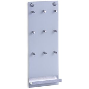 Zeller Key Holder, Silver, 15 x 6 x 40 cm Zeller Key Holder, Silver, 15 x 6 x 40 cm