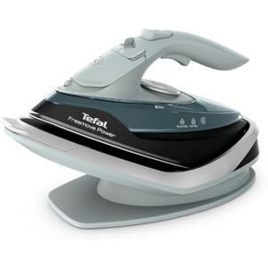 Tefal Freemove Power FV6672G0 Cordless Steam Iron – 2600W, 40g/min Continuous Steam, 220g Steam Boost, 11-Second Recharge, Lightweight 960g, Ceramic Soleplate, Auto-Off, Anti-Drip, Eucalyptus Tefal Freemove Power FV6672G0 Cordless Steam Iron – 2600W, 40g/min Continuous Steam, 220g Steam Boost, 11-Second Recharge, Lightweight 960g, Ceramic Soleplate, Auto-Off, Anti-Drip, Eucalyptus