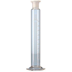 DURAN 21 618 14 Mixing Cylinder With Hexagonal Base With Graduation, Standard Ground Joint And Plastic Pe Stopper, 25 ml Capacity, 22 mm Diameter, 190 mm Height (Pack of 2) DURAN 21 618 14 Mixing Cylinder With Hexagonal Base With Graduation, Standard Ground Joint And Plastic Pe Stopper, 25 ml Capacity, 22 mm Diameter, 190 mm Height (Pack of 2)