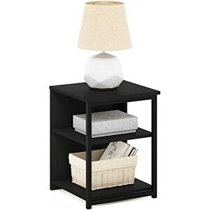 Furinno Camnus Modern Living End Table, Americano/Black Furinno Camnus Modern Living End Table, Americano/Black