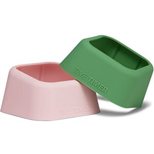 TIME TIMER Case for MOD Home 60 Minute Visual Timer Home Edition for Kids Homeschooling, Timer for School Desk, Office Table and Meetings with Silent Operation Pack of 2 (Pink & Green) TIME TIMER Case for MOD Home 60 Minute Visual Timer Home Edition for Kids Homeschooling, Timer for School Desk, Office Table and Meetings with Silent Operation Pack of 2 (Pink & Green)