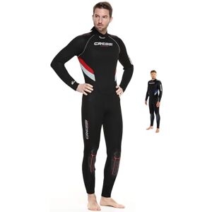 Cressi Men's Castoro Men's Monopiece 5mm Men s Modular Diving Wetsuit, Black/Red/Silver, XXL 6 UK Cressi Men's Castoro Men's Monopiece 5mm Men s Modular Diving Wetsuit, Black/Red/Silver, XXL 6 UK