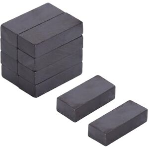 FIRST4MAGNETS Y30BH Ferrite Magnet for Arts, Craft, Science and DIY 25mm x 10mm x 6mm thick 0.8kg Pull Pack of 100 FIRST4MAGNETS Y30BH Ferrite Magnet for Arts, Craft, Science and DIY 25mm x 10mm x 6mm thick 0.8kg Pull Pack of 100