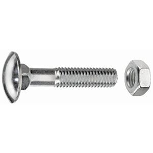 Connex KL4540640 Carriage Bolts A2 M6x40, Silver, M6 x 40 mm Connex KL4540640 Carriage Bolts A2 M6x40, Silver, M6 x 40 mm