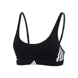adidas Scoop Bralette Sport Active Essentials Cotton 3 Stripes Comfortable Underwear Black adidas Scoop Bralette Sport Active Essentials Cotton 3 Stripes Comfortable Underwear Black